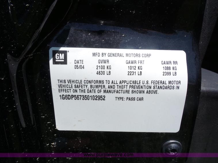 image for item BS9503 2005 Cadillac CTS