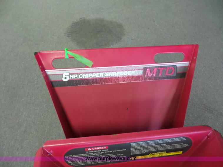 image for item BS9800 MTD chipper shredder