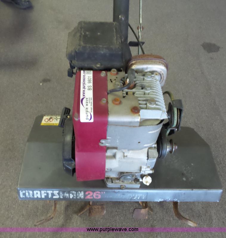 image for item BS9801 Craftsman tiller