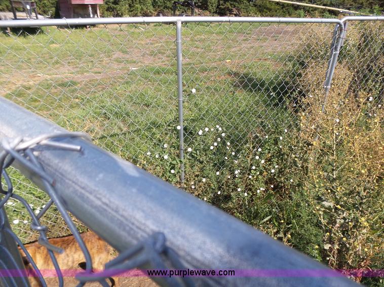 image for item BX9144 (6) chain link kennel panels