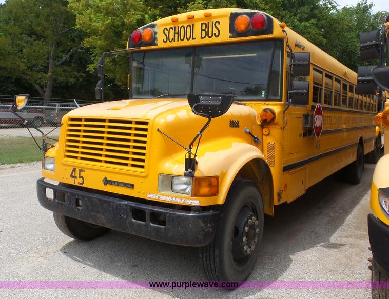 image for item BZ9656 1998 International 3800 school bus
