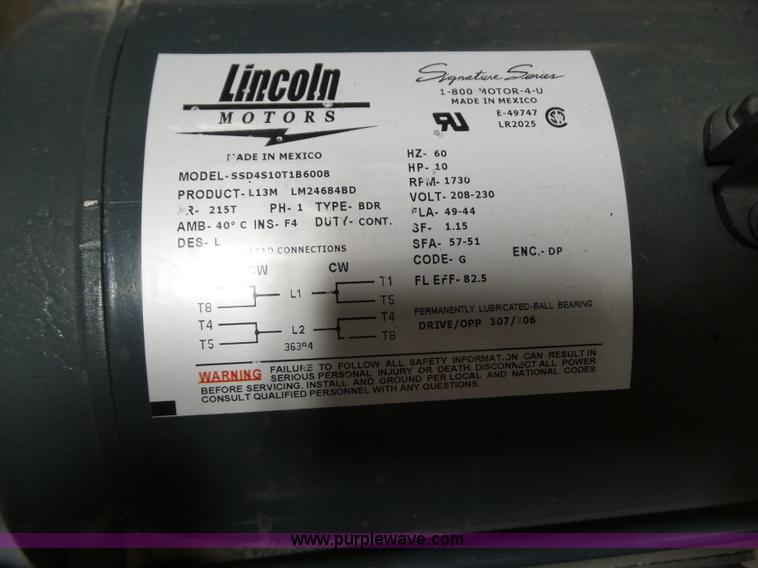 image for item BZ9795 2013 Emax air compressor