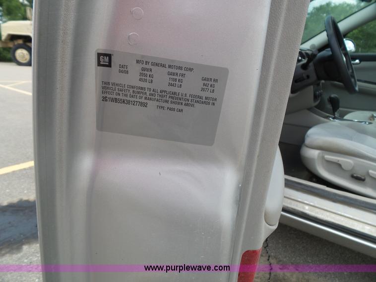 image for item J4828 2008 Chevrolet Impala LS