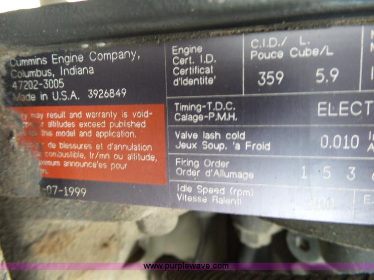 image for item K1169 1999 Freightliner FL70 fuel truck