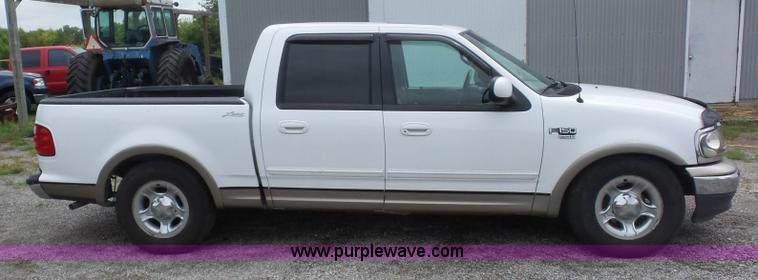 image for item K1614 2001 Ford F150 SuperCrew pickup truck