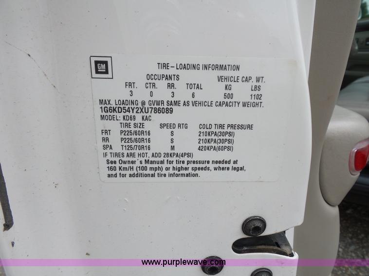 image for item K1615 1999 Cadillac DeVille