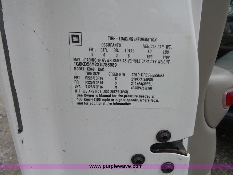 image for item K1615 1999 Cadillac DeVille