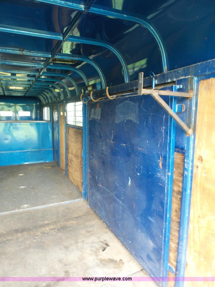 image for item K1617 1992 Sundowner enclosed gooseneck trailer