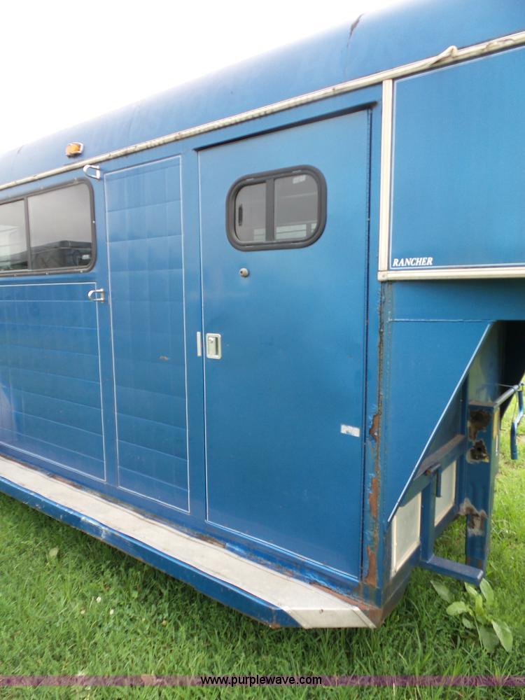 image for item K1617 1992 Sundowner enclosed gooseneck trailer