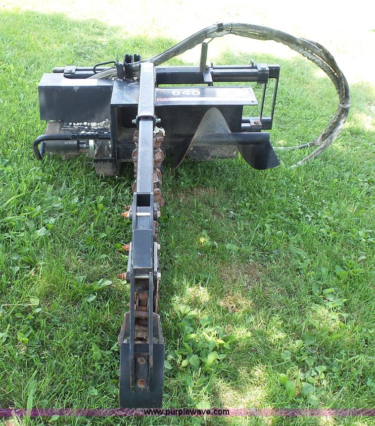 image for item K1688 Bradco 640 trencher skid steer attachment