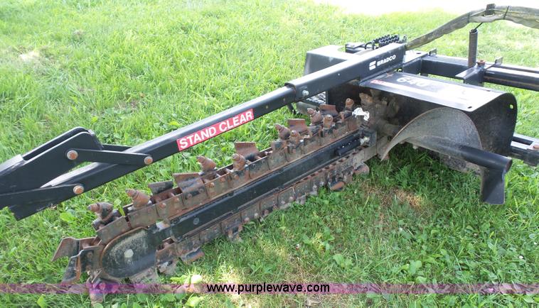 image for item K1688 Bradco 640 trencher skid steer attachment