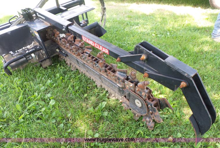 image for item K1688 Bradco 640 trencher skid steer attachment