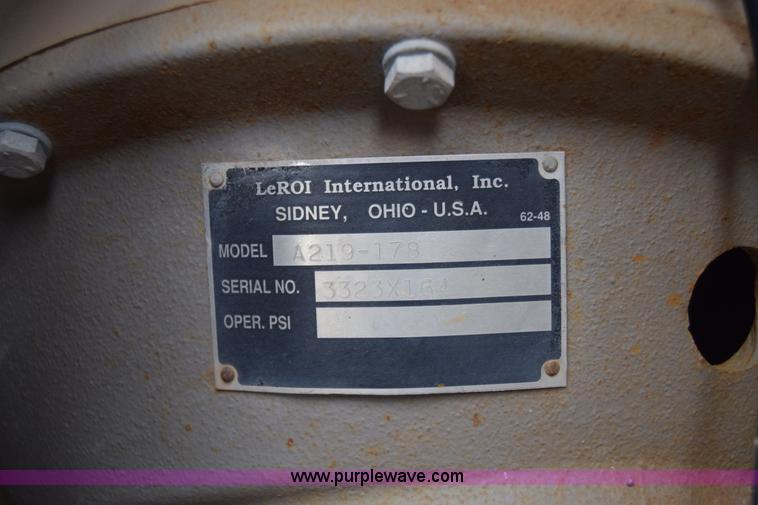 image for item K2926 1995 Leroi Q185DJF air compressor