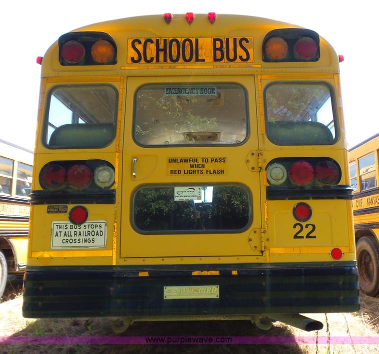 image for item K3144 1995 Ford B800 school bus