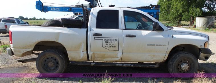 image for item K5274 2004 Dodge Ram 2500 pickup truck