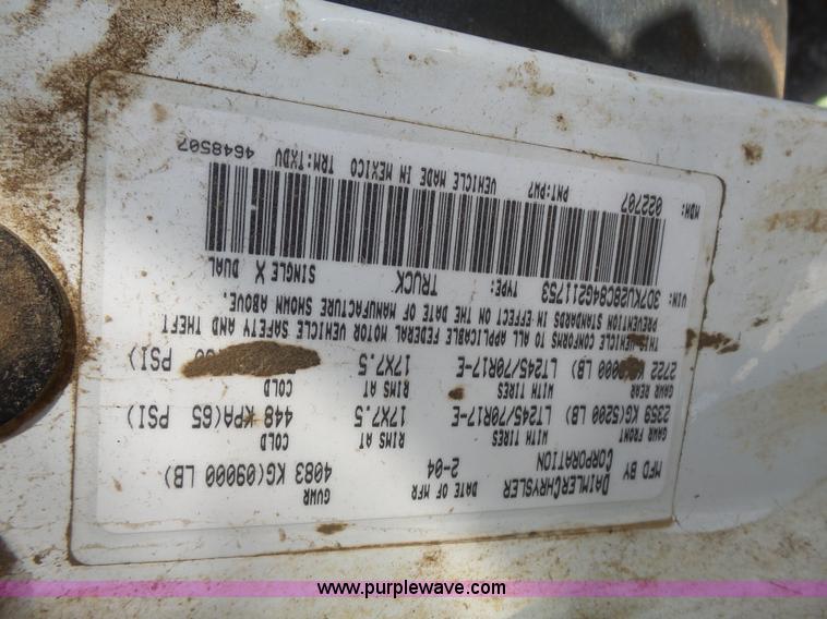 image for item K5276 2004 Dodge Ram 2500 Quad Cab pickup truck