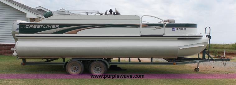 image for item K7064 2004 Crestline 2285CFI pontoon boat