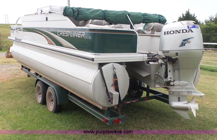image for item K7064 2004 Crestline 2285CFI pontoon boat