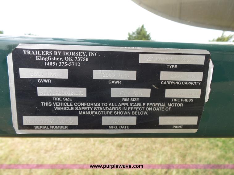 image for item K7064 2004 Crestline 2285CFI pontoon boat