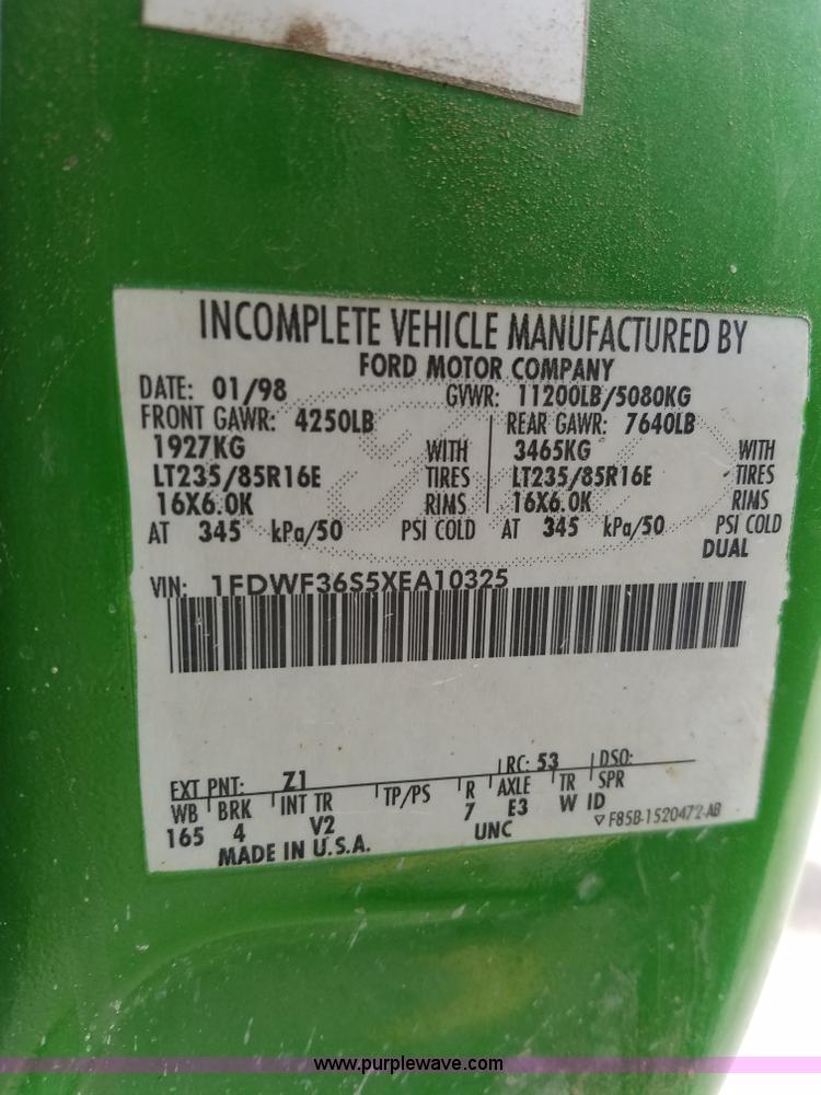 image for item L3512 1999 Ford F350 Super Duty dump bed pickup truck