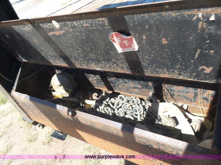 image for item L5974 2009 RMST flatbed trailer