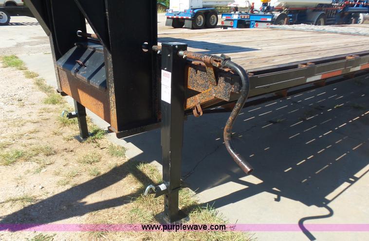 image for item L5974 2009 RMST flatbed trailer