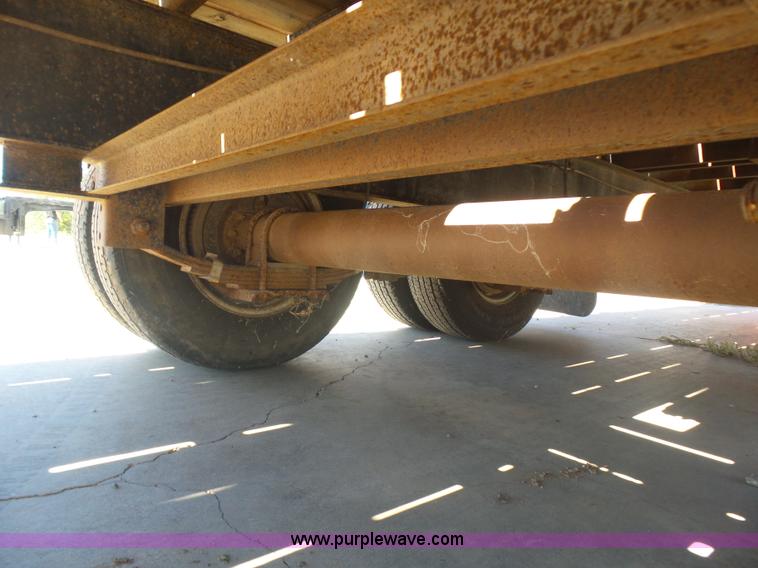 image for item L5974 2009 RMST flatbed trailer