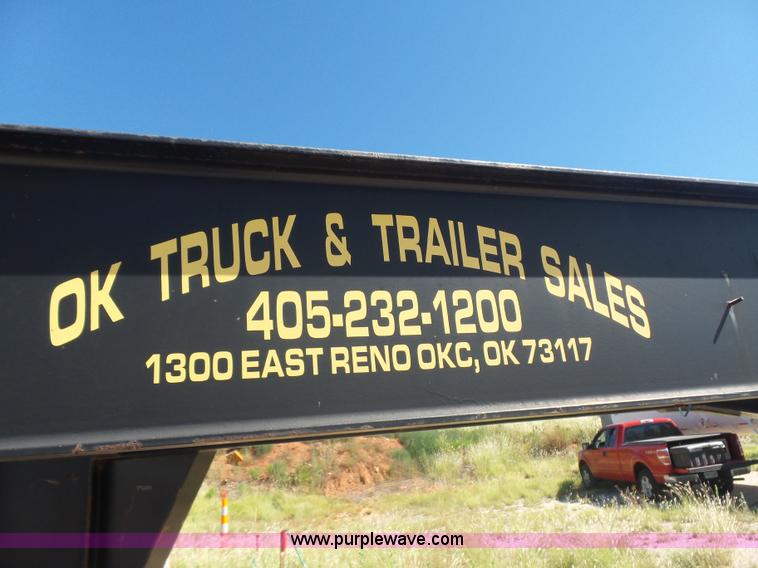 image for item L5974 2009 RMST flatbed trailer