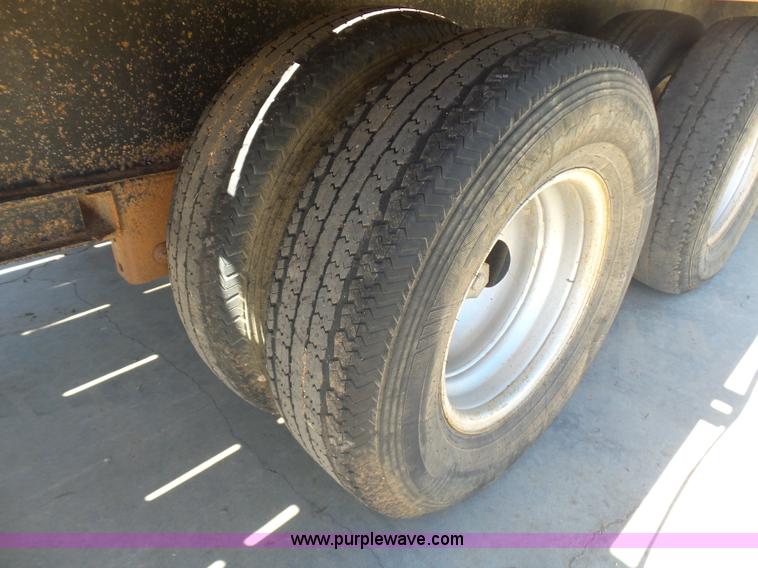 image for item L5974 2009 RMST flatbed trailer