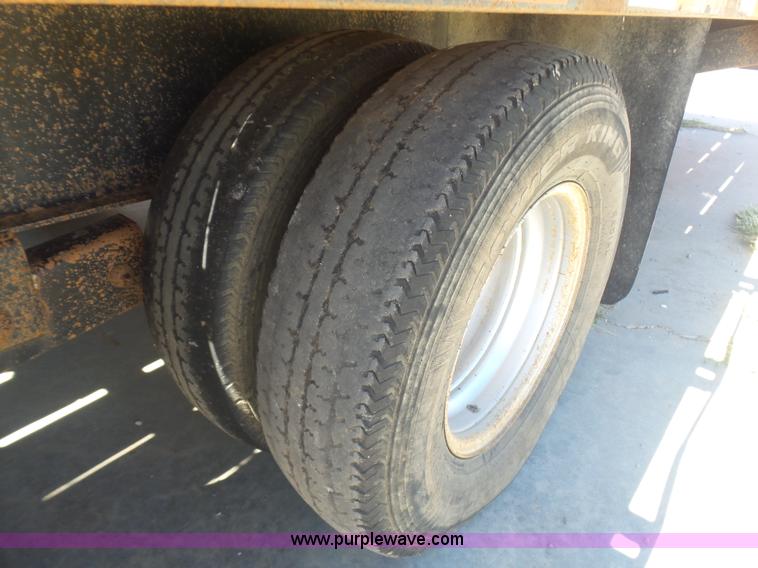 image for item L5974 2009 RMST flatbed trailer