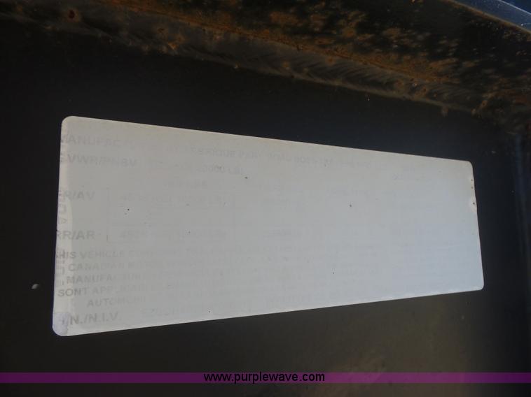 image for item L5974 2009 RMST flatbed trailer