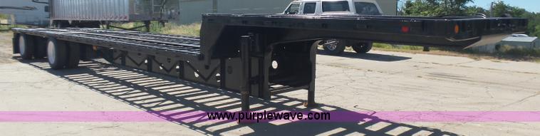 image for item L5979 1989 Trail Star drop deck trailer