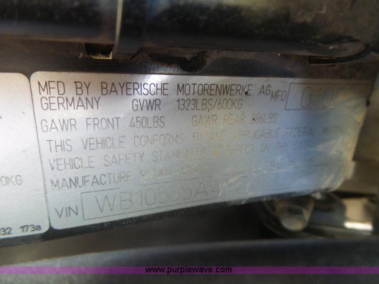 image for item L5987 2000 BMW LT-CLE motorcycle