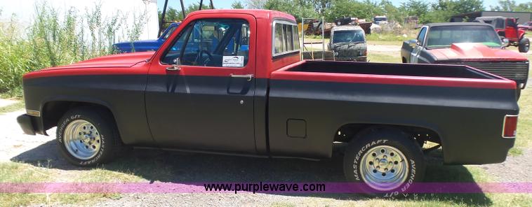 image for item L5988 1983 Chevrolet C-10 pickup truck