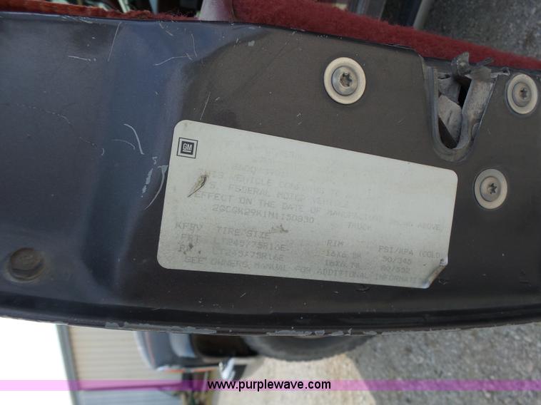 image for item L6230 1991 Chevrolet 2500 Ext. Cab pickup truck