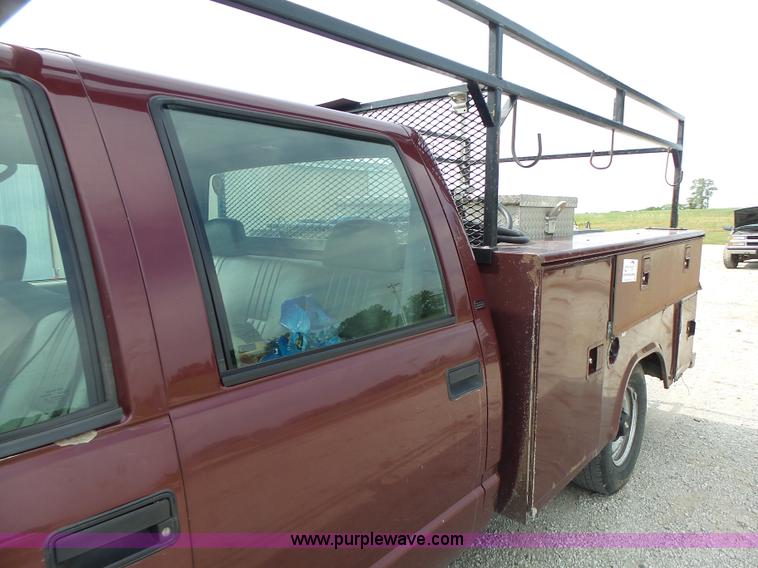 image for item L6233 1998 Chevrolet 3500 Crew Cab utility truck