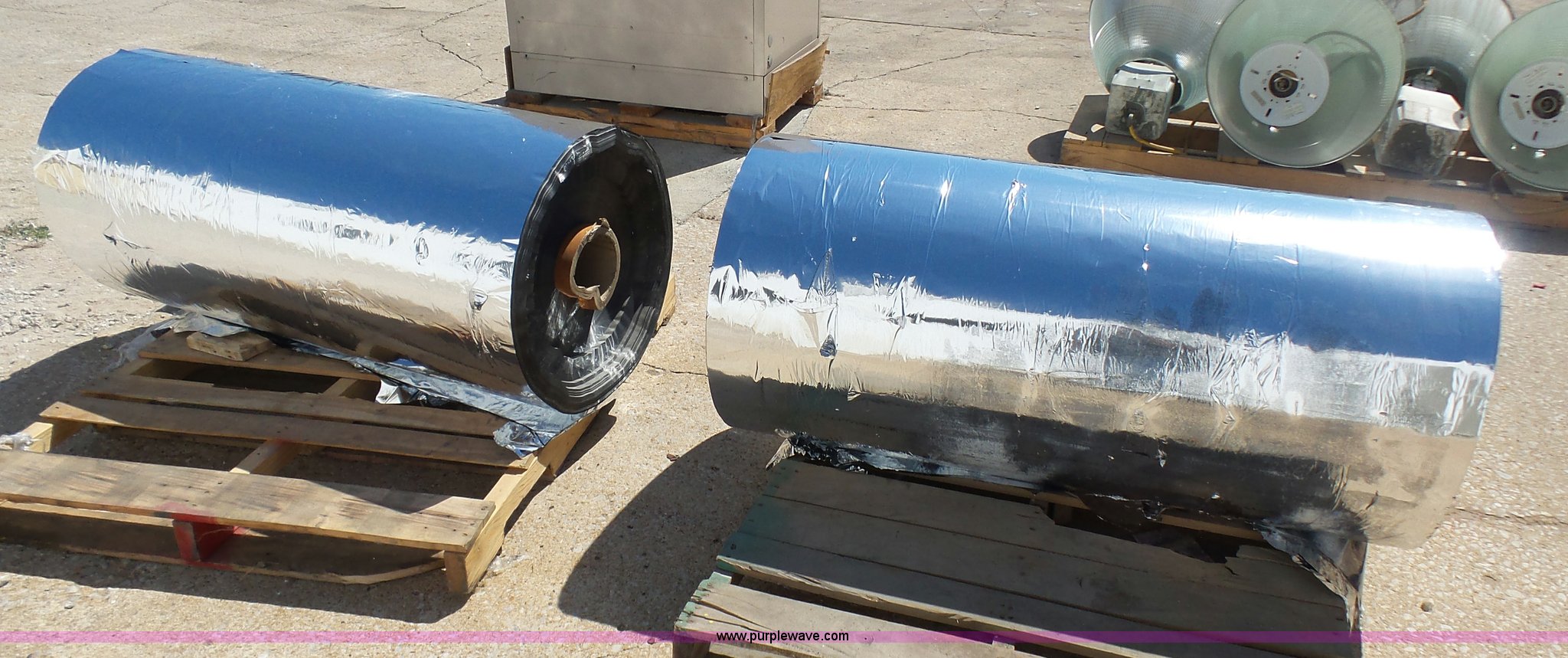 (2) 48" rolls of plastic in Kansas City, MO Item AV9896 sold Purple
