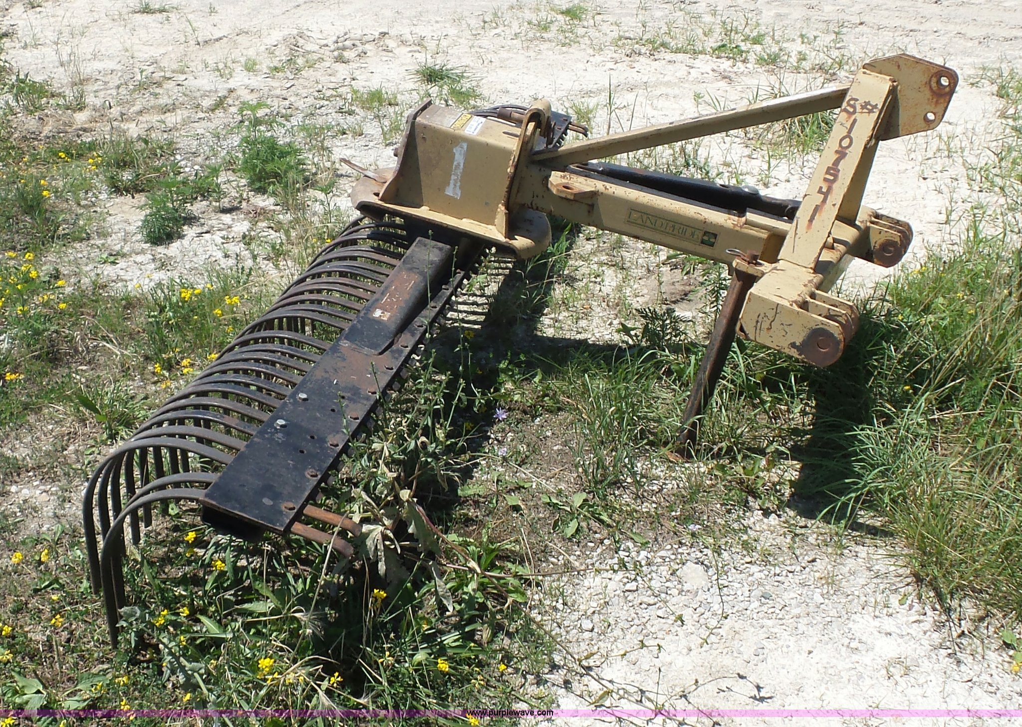 Land Pride rock rake in Princeton, MO Item BS9667 sold Purple Wave