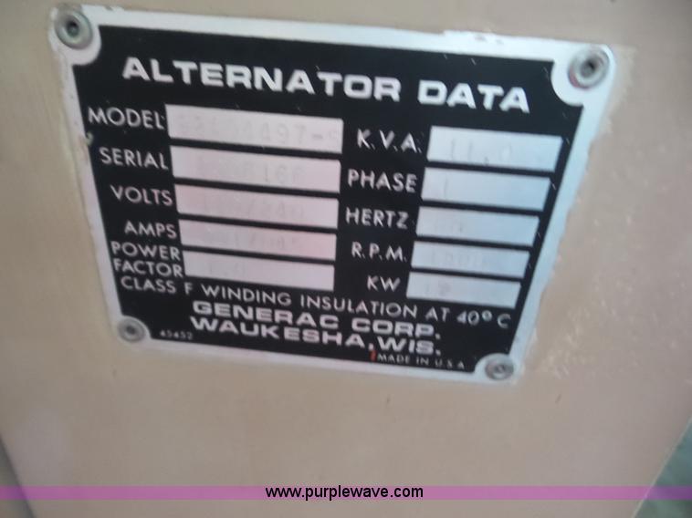 image for item AG9473 Generac generator