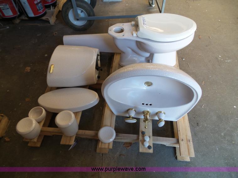 image for item BG9296 Kohler Rosewood sink and toilet