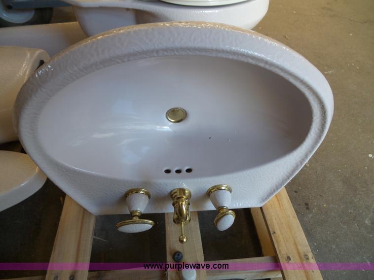 image for item BG9296 Kohler Rosewood sink and toilet