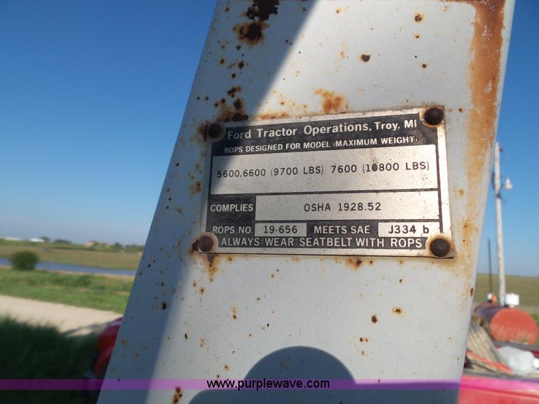 image for item BG9401 Ford 5600 tractor with side mower