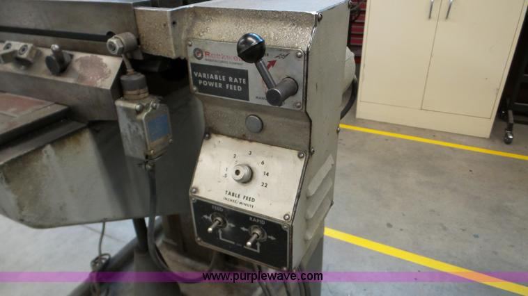 image for item BW9061 Rockwell vertical milling machine