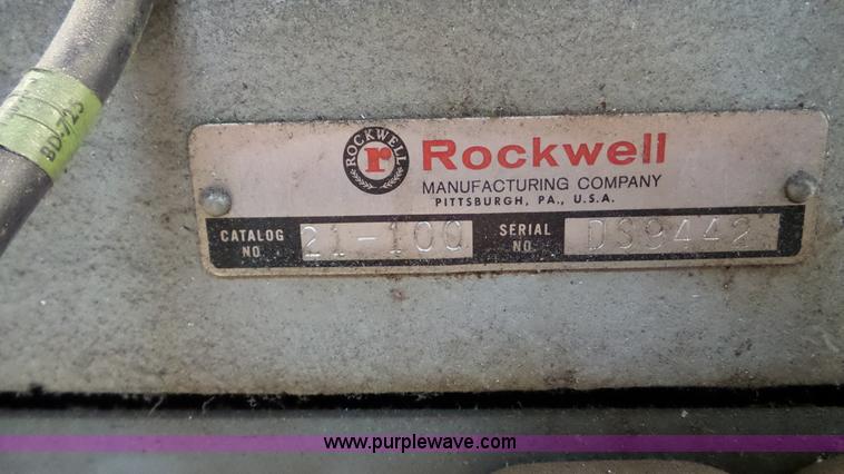 image for item BW9061 Rockwell vertical milling machine
