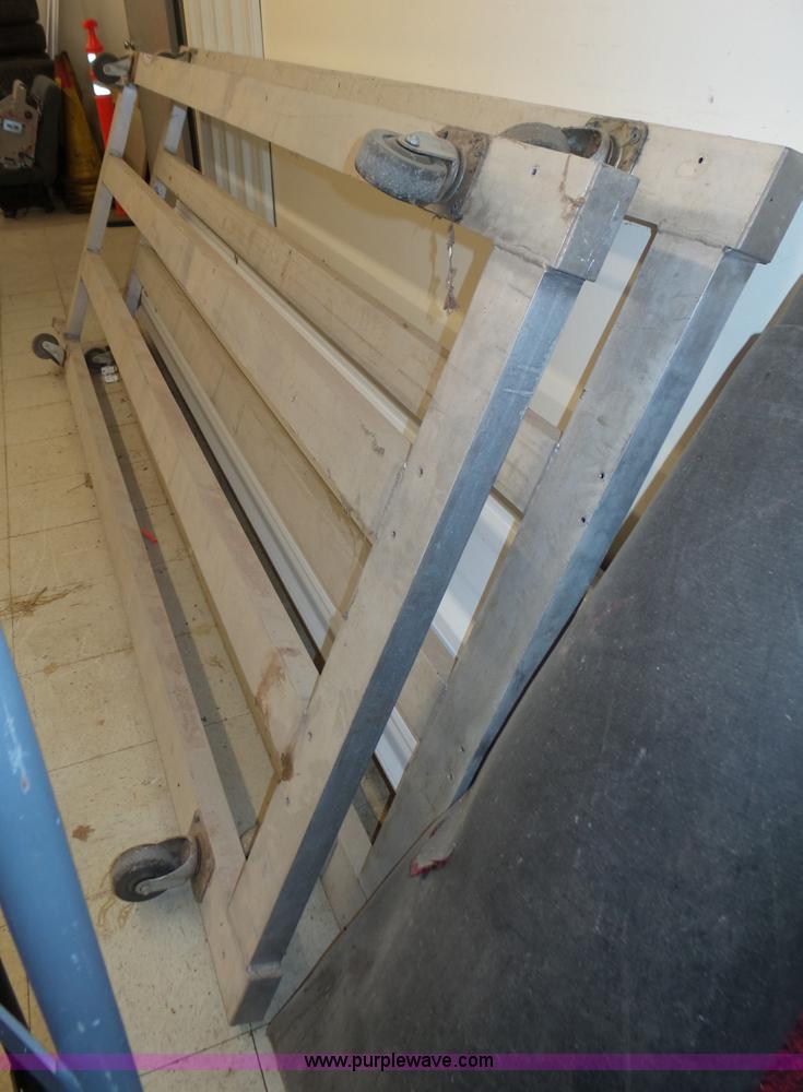 image for item BX9160 (2) aluminum four wheel dollies