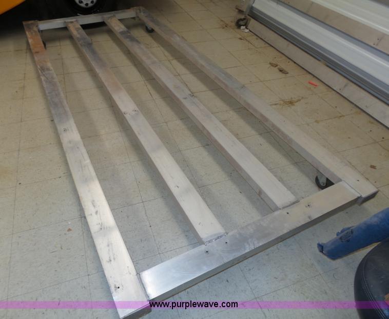 image for item BX9160 (2) aluminum four wheel dollies