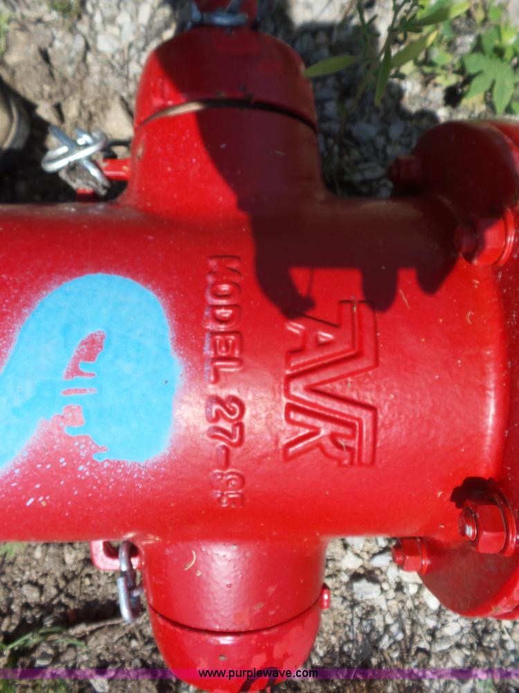 (3) AVK 2795 fire hydrants in Altamont, KS Item BZ9657 sold Purple