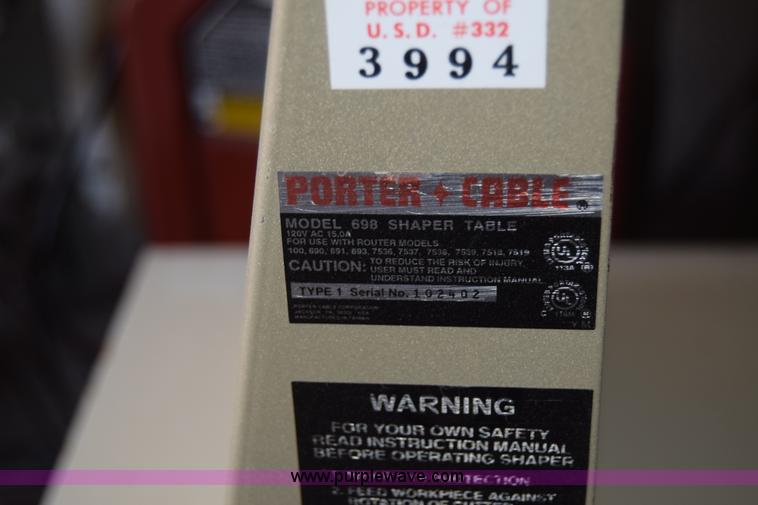 image for item CA9782 Porter Cable shaper table