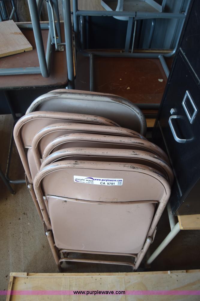 image for item CA9791 (25) metal folding chairs