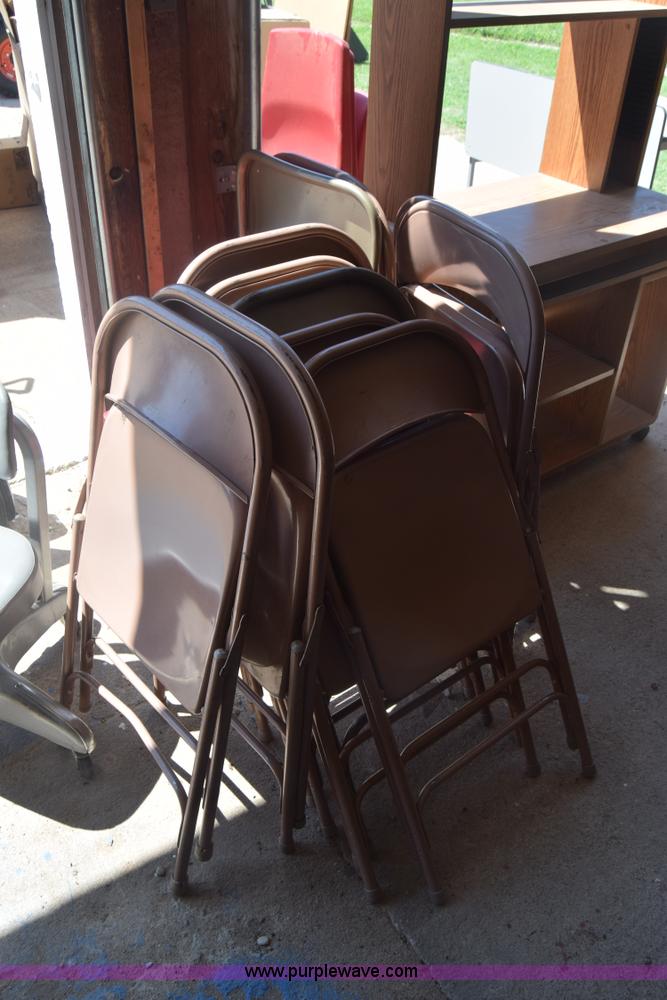 image for item CA9791 (25) metal folding chairs